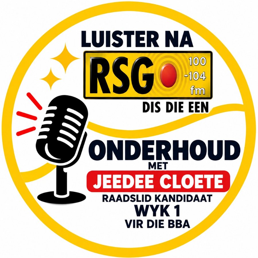 RSG onderhoud met Jeedee Cloete — BBA raadslid kandidaat Wyk 1